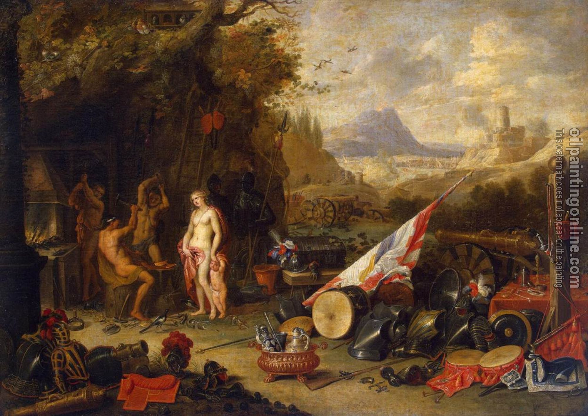 Kessel, Jan van - Venus at the Forge of Vulcan